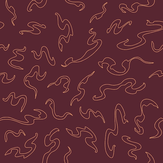 Esbozo Resumen Niebla de humo Patrón sin costuras Diseño de ilustración vectorial
