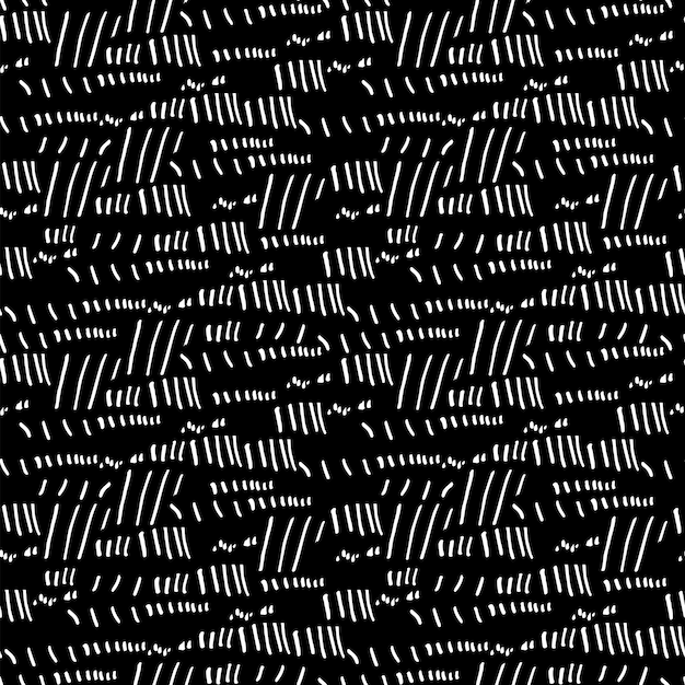 Esbozo de tinta dibujado a mano con dibujos abstractos