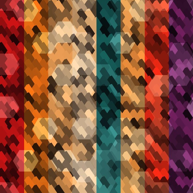 Escala de color abstracto sin fisuras