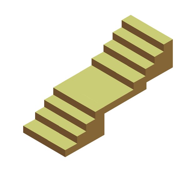escalera isometrica