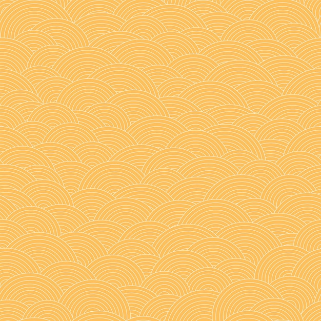 Escamas de pescado de estilo asiático abstracto patrón sin costuras Vector geométrico Línea arte impresión tela papel