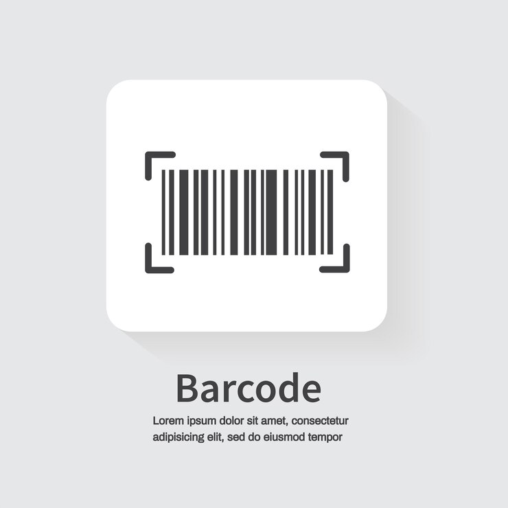 Vector escanear código de barras diseño para sitios web y aplicaciones móviles ilustración vectorial