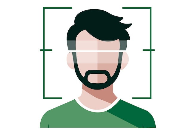 Escanear su cara para registrar la hora de llegada o escanear para verificar su identidad