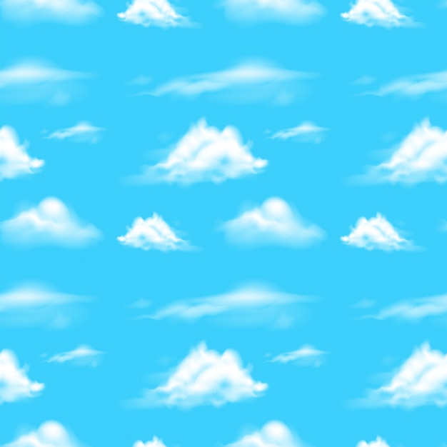 Vector escena de fondo con cielo azul