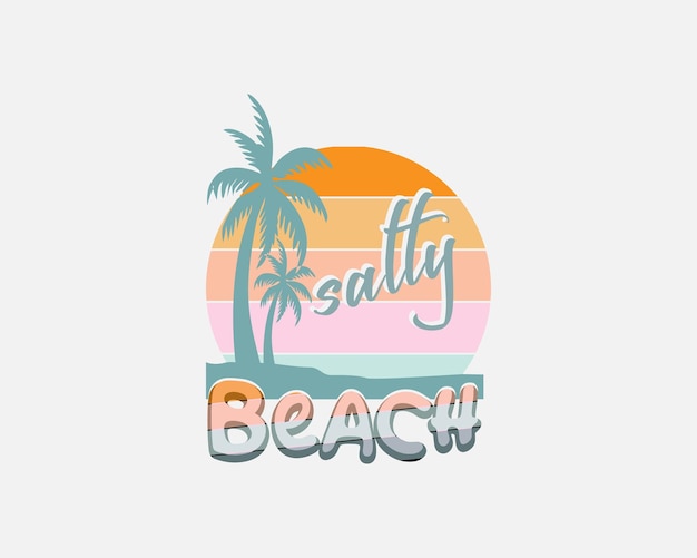 una escena de playa con palmeras y una escena de costa