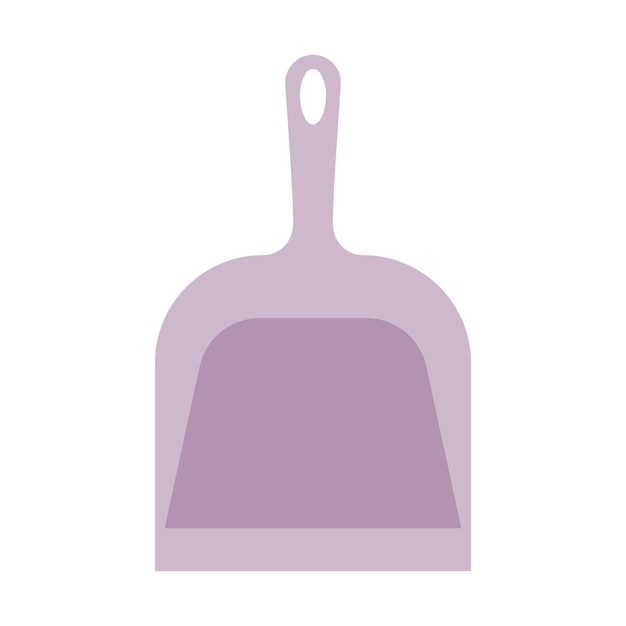 Escofa para limpieza herramienta de barrido Ilustración vectorial aislada en estilo clip art