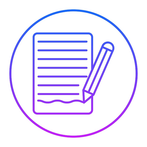 Escribir el icono