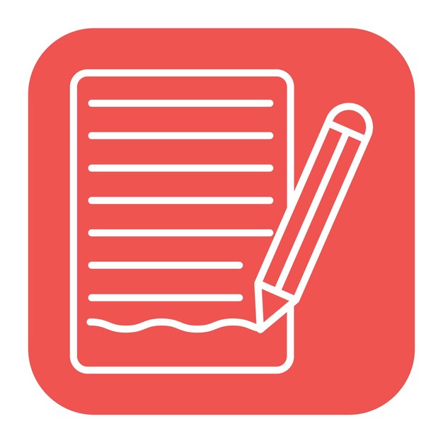 Escribir el icono