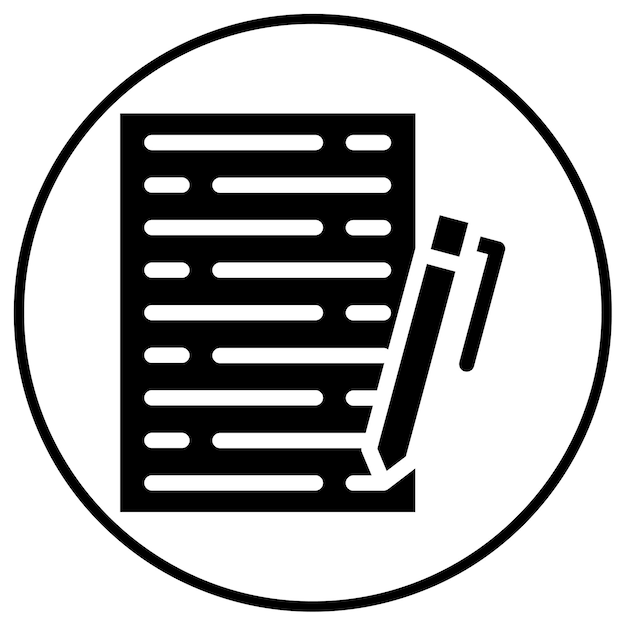 Escribir el icono