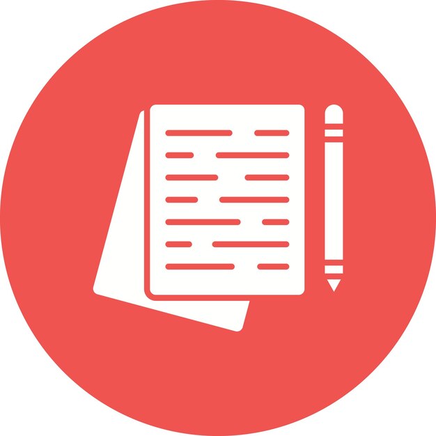 Escribir la imagen vectorial del icono de revisión Se puede utilizar para la retroalimentación del cliente