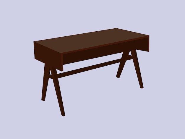 Vector escritorio_mesa_compañeros_escritorio_mesa_muebles_rectángulo