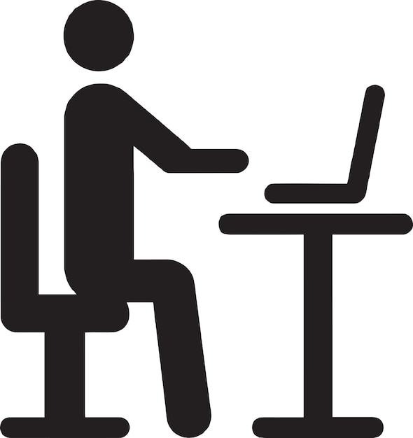 Escritorio de oficina y conjunto de vectores de logotipo de lámpara para la marca del espacio de trabajo