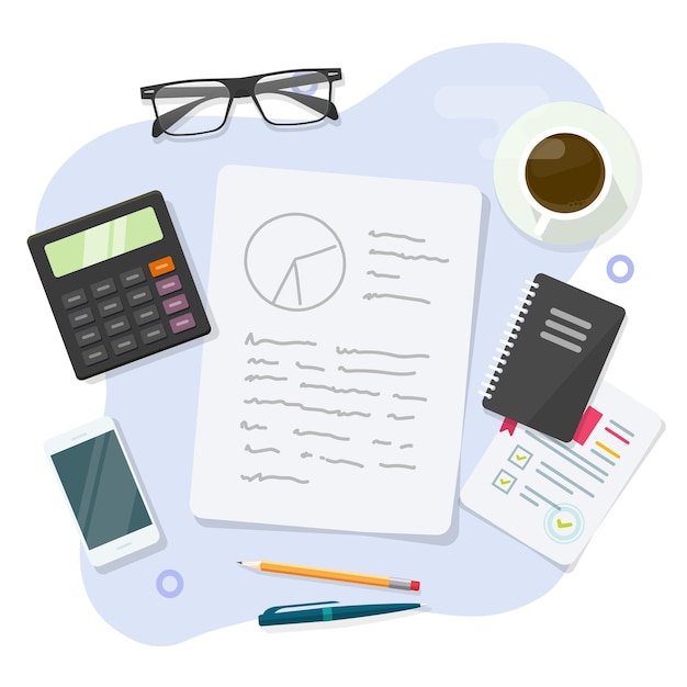 Escritura de trabajos de investigación para estudios académicos icono gráfico vectorial crear presentación de análisis