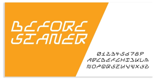 Escritura vectorial Letras del alfabeto moderno mejor configuradas con ilustración vectorial de tipo letra