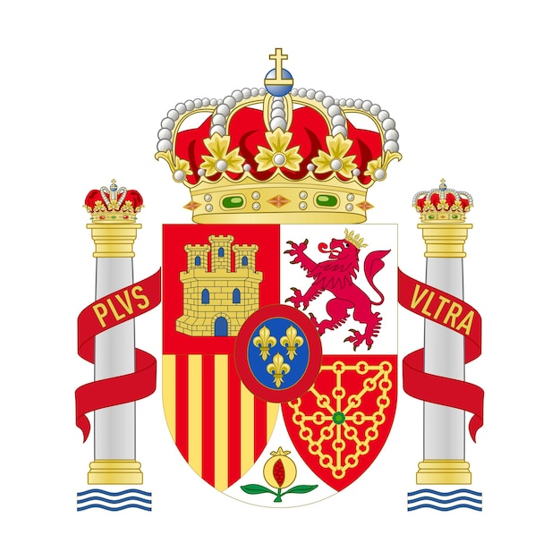 Escudo de armas de España Ilustración vectorial