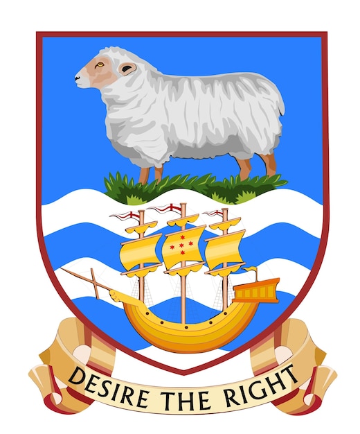 Escudo de armas de las Islas Malvinas