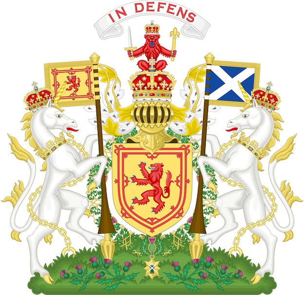 Escudo de armas real del Reino de Escocia