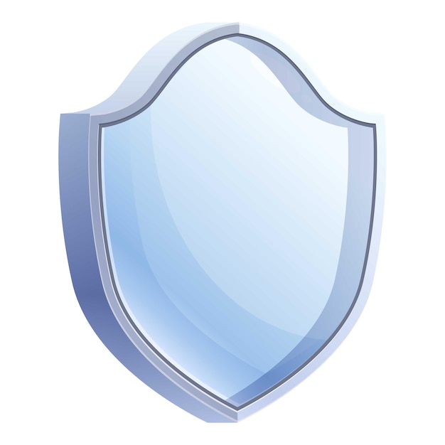 El escudo azul está proporcionando seguridad y protección.