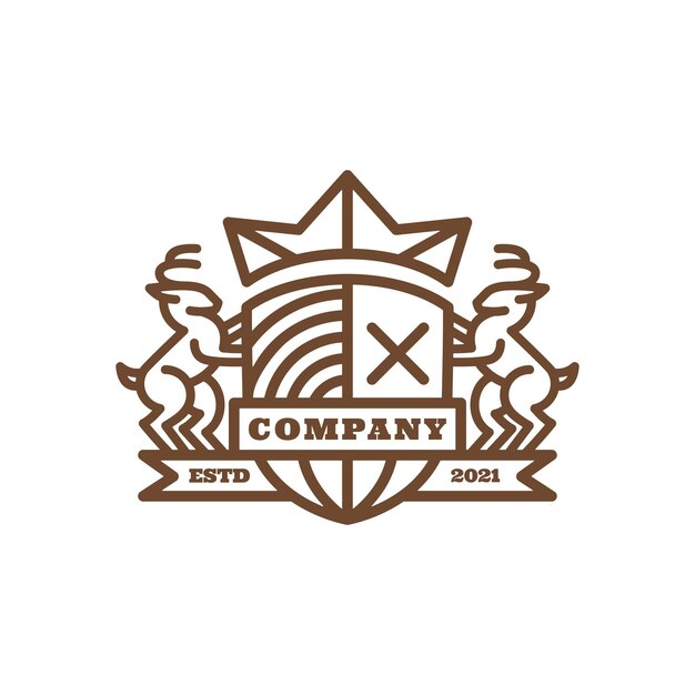 Escudo, ciervo, logotipo