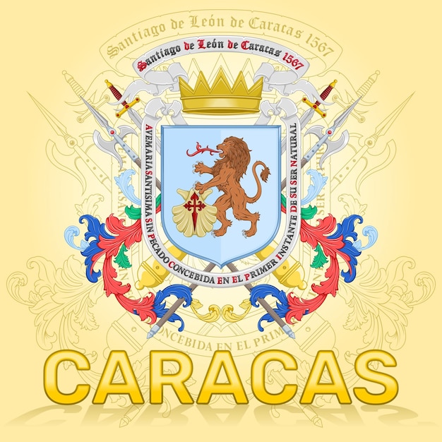 Escudo de la ciudad de caracas venezuela