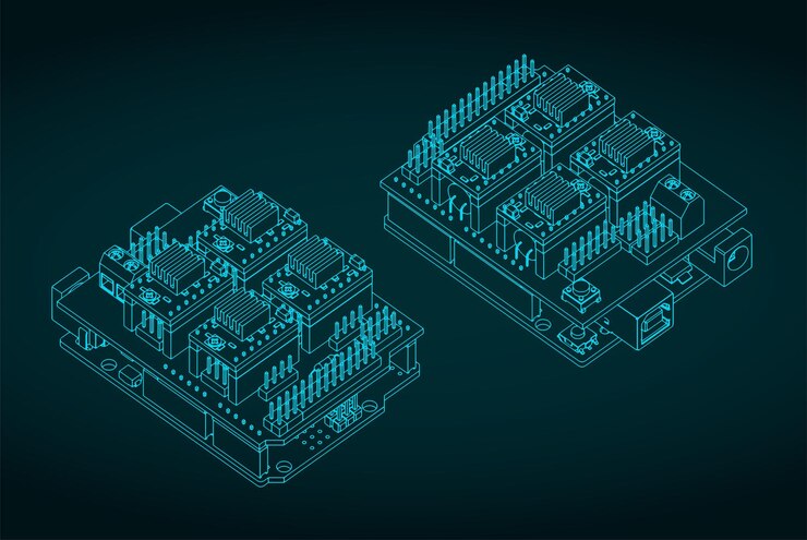 Vector escudo cnc de arduino uno