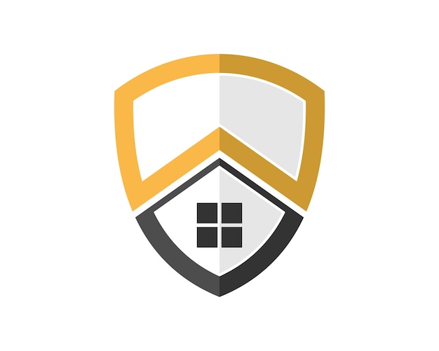 Escudo espartano con logo de casa en el techo