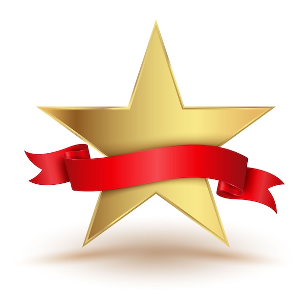 Escudo de insignia de calidad y premio.