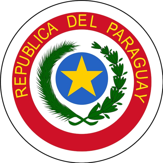 Vector escudo de paraguay 19572013