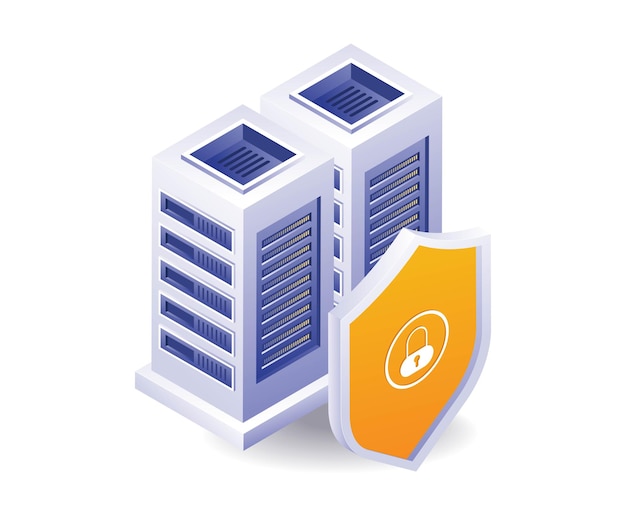 Escudo de seguridad de tecnología del servidor
