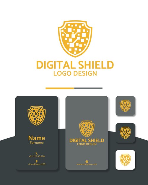 escudo tecnología logo diseño datos digital seguridad defensa