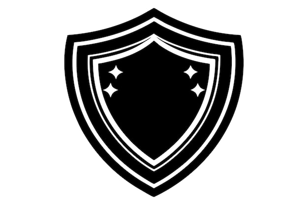 Escudos en blanco y negro