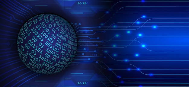 Una esfera azul con la palabra datos