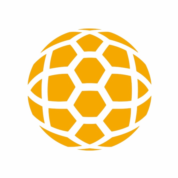 Esfera vectorial libre cuadrícula de tierra aislada icono de corte símbolo favicon logotipo
