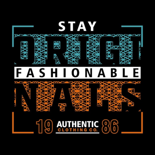 eslogan tee tipografía diseño gráfico ilustración arte vectorial estilo vintage por pedido