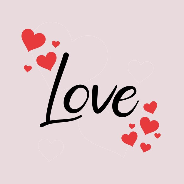 Eslogan de tipografía de amor para el diseño gráfico de camisetas impresas