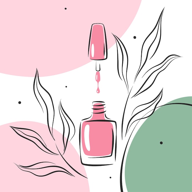 Esmalte de uñas cepillo de uñas Diseño para estudio de uñas