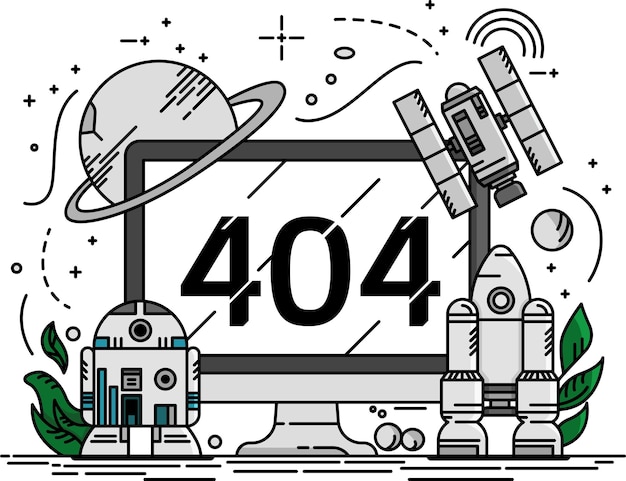 en el espacio 404