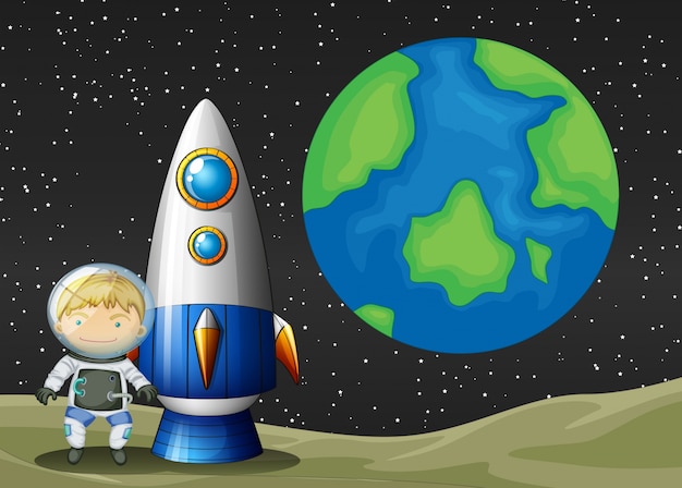 Espacio y astronauta
