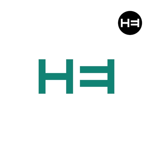 Espacio negativo de la letra del logotipo de la EIE