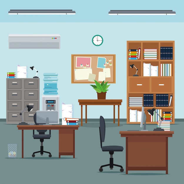 Espacio de trabajo de oficina