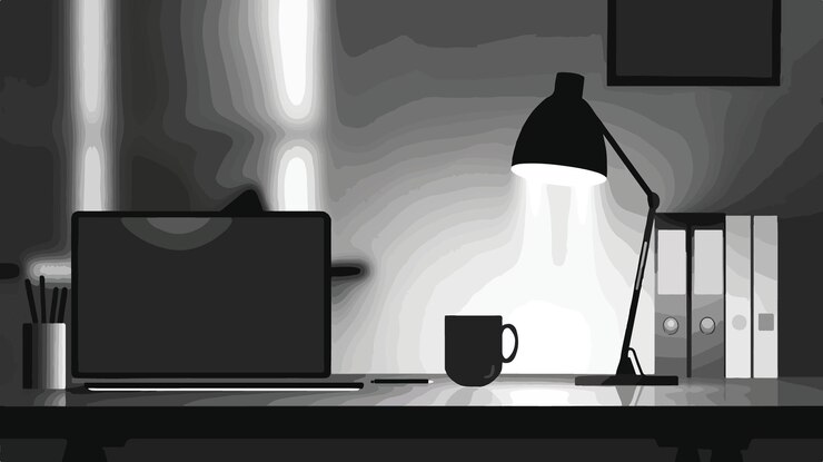 Vector espacio de trabajo tranquilo