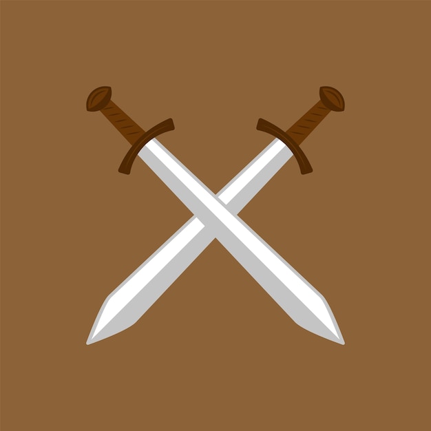 espada, conjunto, vector