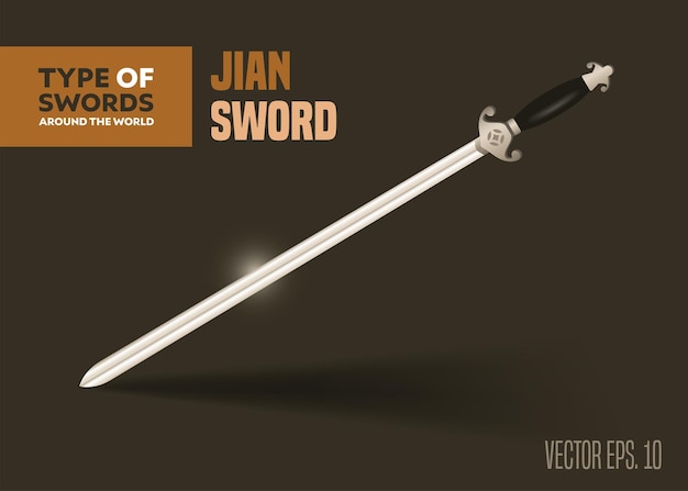 Vector espadas del mundo jian