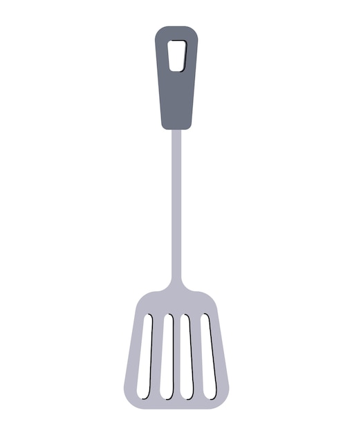 Espátula Vector Ilustración plana Elemento de utensilios de cocina Utensilio de cocina