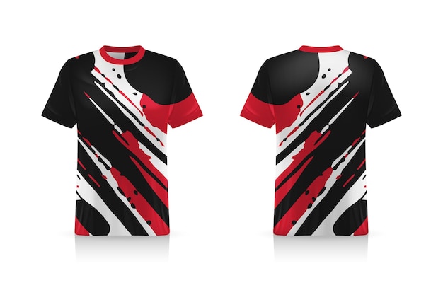 Vector especificación soccer sport mockup esports gaming t shirt jersey template mock up uniform vector
