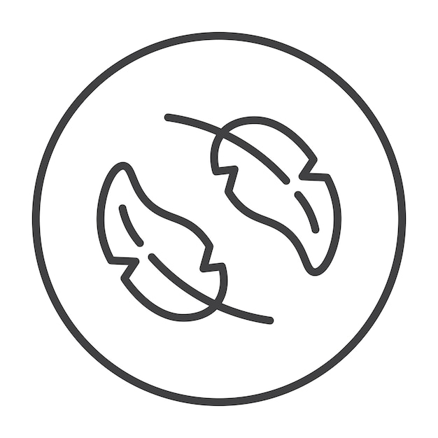 Especificación del tejido Ícono vectorial Tejido ligero