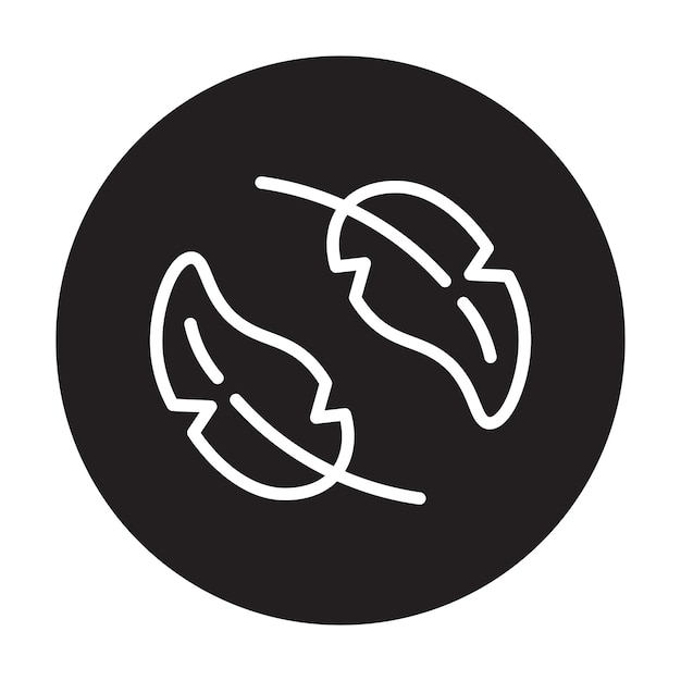 Especificación del tejido Ícono vectorial Tejido ligero