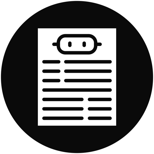 Especificaciones Ilustración del icono vectorial del conjunto de iconos de robótica