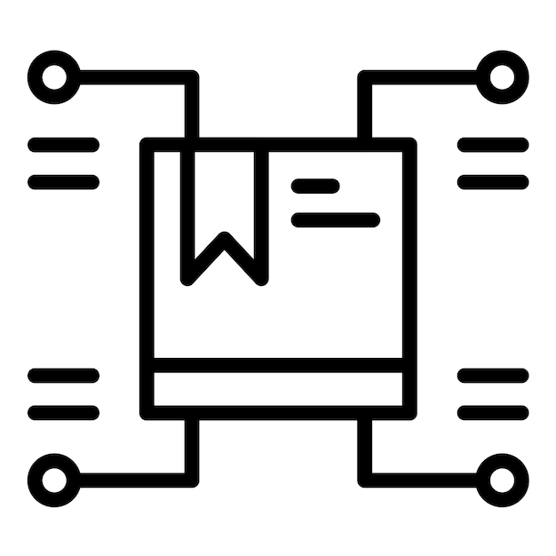 Especificaciones del producto de diseño vectorial Estilo del icono