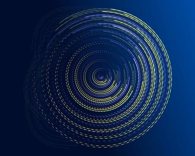 una espiral colorida con un diseño en espiral en el centro